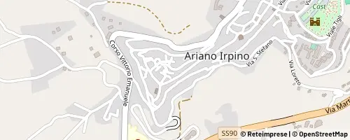 Mappa Ariano Irpino