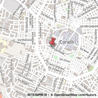 Mappa Corso garibaldi giuseppe 29, 70033 Corato, Bari (Puglia)