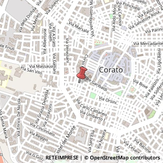 Mappa Piazza F.S. Nitti,  7, 70033 Corato, Bari (Puglia)