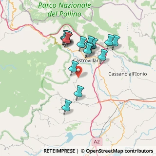 Mappa SP263, 87010 Saracena CS, Italia (7.16588)