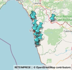 Mappa SP9, 87029 Scalea CS, Italia (9.3305)