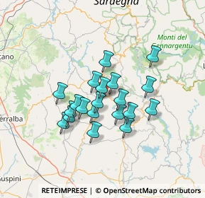 Mappa Unnamed Road, 08030 Isili CA, Italia (11.216)