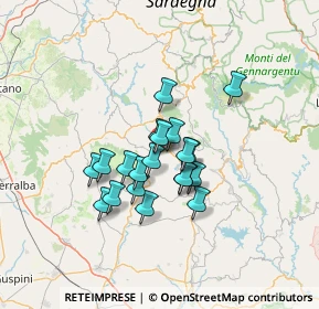 Mappa Unnamed Road, 08030 Isili CA, Italia (10.501)