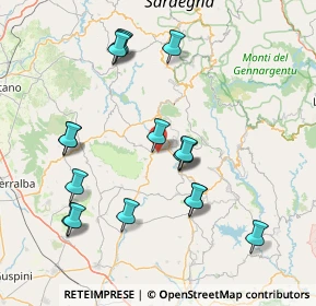 Mappa Unnamed Road, 08030 Isili CA, Italia (17.46588)