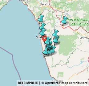 Mappa Via Menestalla snc, 87029 Scalea CS, Italia (8.70313)