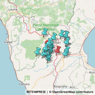 Mappa Via Carlo Pisacane, 87010 Saracena CS, Italia (9.8)