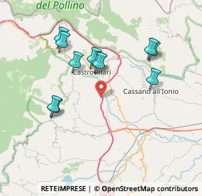 Mappa Contrada Cammarata, 87012 Castrovillari CS, Italia (7.93273)