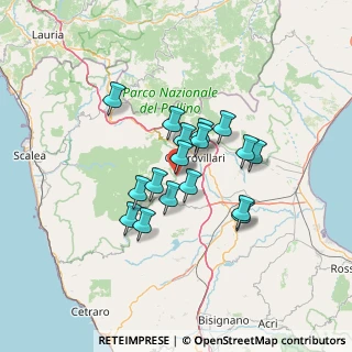 Mappa Via S. Lamenza, 87010 Saracena CS, Italia (10.99059)
