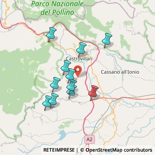 Mappa Contrada Fillirose, 87010 Saracena CS, Italia (7.01091)