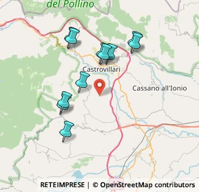 Mappa Contrada Fillirose, 87010 Saracena CS, Italia (7.42273)