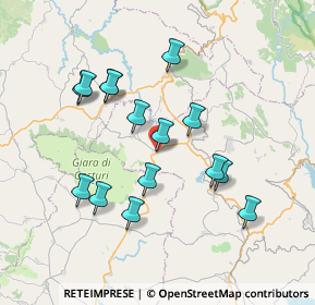 Mappa Via Sassari, 08030 Nuragus NU, Italia (7.49267)