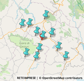 Mappa Via Sassari, 08030 Nuragus NU, Italia (6.95636)