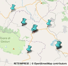 Mappa Via Sassari, 08030 Nuragus NU, Italia (4.28063)