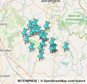 Mappa Via Sassari, 08030 Nuragus NU, Italia (10.125)