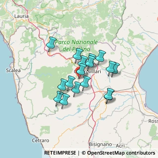 Mappa Via Lamenza, 87010 Saracena CS, Italia (11.00059)