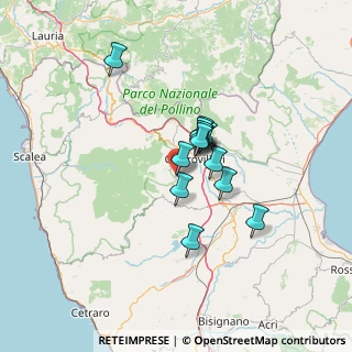 Mappa Via Lamenza, 87010 Saracena CS, Italia (9.74385)