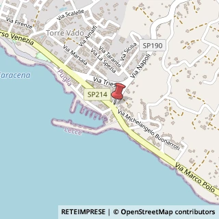 Mappa piazza torre, 26, 73040 Morciano di Leuca, Lecce (Puglia)