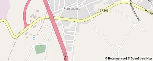 Mappa Frascineto