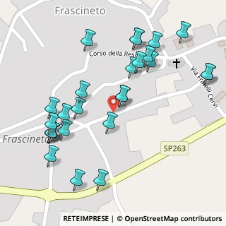 Mappa Via Giuseppe Pace, 87010 Frascineto CS, Italia (0.15556)