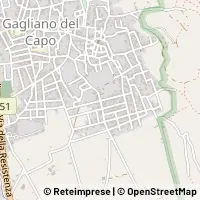 Map Gagliano del Capo