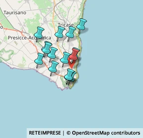 Mappa Contrada Chiani, 73034 Gagliano del capo LE, Italia (5.48867)