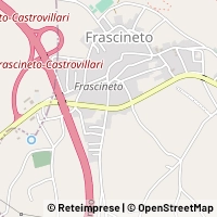 Mapa Frascineto