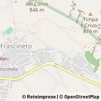 Hartă Frascineto