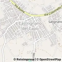 Map Castrignano del Capo