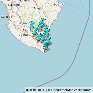 Mappa Via Archimede, 73034 Gagliano del Capo LE, Italia (9.14231)