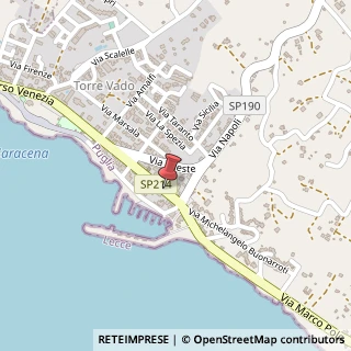 Mappa Corso Venezia, 129, 73040 Morciano di Leuca, Lecce (Puglia)