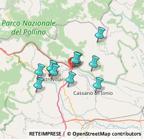 Mappa Via Valentino Arcuri, 87010 Frascineto CS, Italia (5.61818)