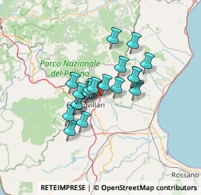 Mappa Via Valentino Arcuri, 87010 Frascineto CS, Italia (10.259)