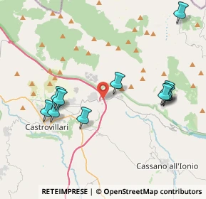 Mappa Via Salvador Allende, 87010 Frascineto CS, Italia (4.60091)