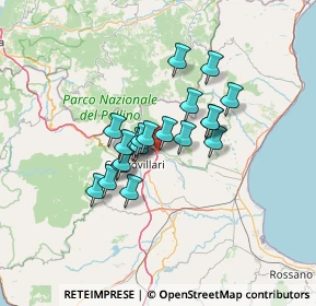 Mappa 87010 Frascineto CS, Italia (10.2485)