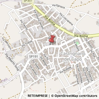 Mappa Via San Giacomo, n.3, 73040 Castrignano del Capo, Lecce (Puglia)