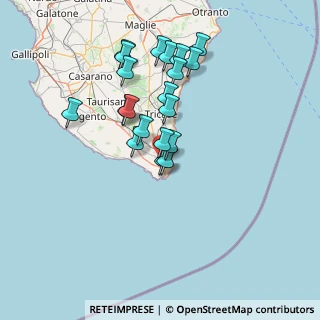 Mappa Via Ravenna, 73040 Castrignano del Capo LE, Italia (13.7895)