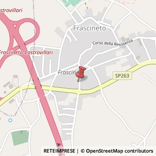 Mappa Via F. Blumetti, 2, 87010 Frascineto, Cosenza (Calabria)