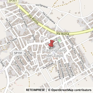 Mappa Via Vittorio Emanuele II, 47, 73053 Castrignano del Capo, Lecce (Puglia)