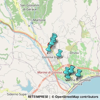Mappa Via Trivio, 89042 Gioiosa Ionica RC, Italia (1.98333)