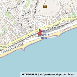 Mappa Via Marina, 9, 89047 Roccella Ionica, Reggio di Calabria (Calabria)