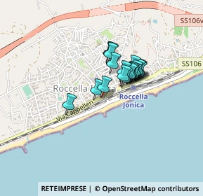 Mappa Via Porto, 89047 Roccella Ionica RC, Italia (0.3125)
