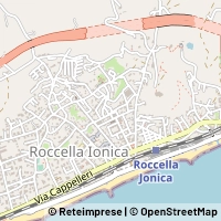 Map Roccella Ionica