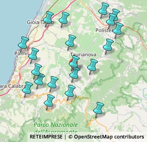 Mappa Via Ognisanti, 89010 Varapodio RC, Italia (9.54)