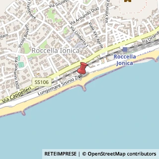 Mappa Via Marina, 40, 89047 Roccella Ionica, Reggio di Calabria (Calabria)