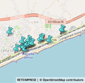 Mappa Vico I Zirgone, 89047 Roccella Ionica RC, Italia (0.4605)