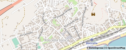 Mappa Roccella Ionica