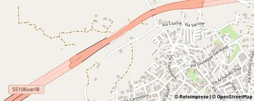 Mappa Roccella Ionica