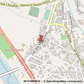 Mappa Viale delle Rimembranze sud, 130, 89042 Gioiosa Ionica RC, Italia, 89042 Gioiosa Ionica, Reggio di Calabria (Calabria)