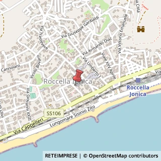 Mappa Via E. Fermi, 14, 89047 Roccella Ionica, Reggio di Calabria (Calabria)