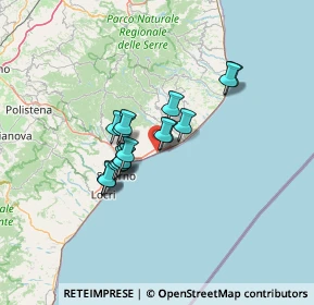 Mappa 89047 Roccella ionica RC, Italia (10.44294)